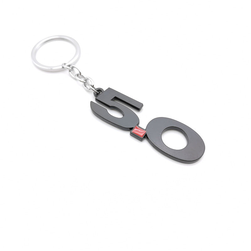 5.0 Keychain – Chrome Black