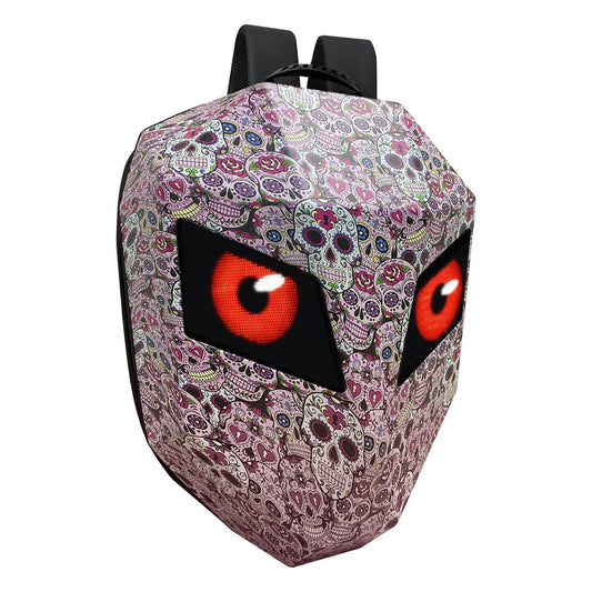 Flower Skull LED Bag