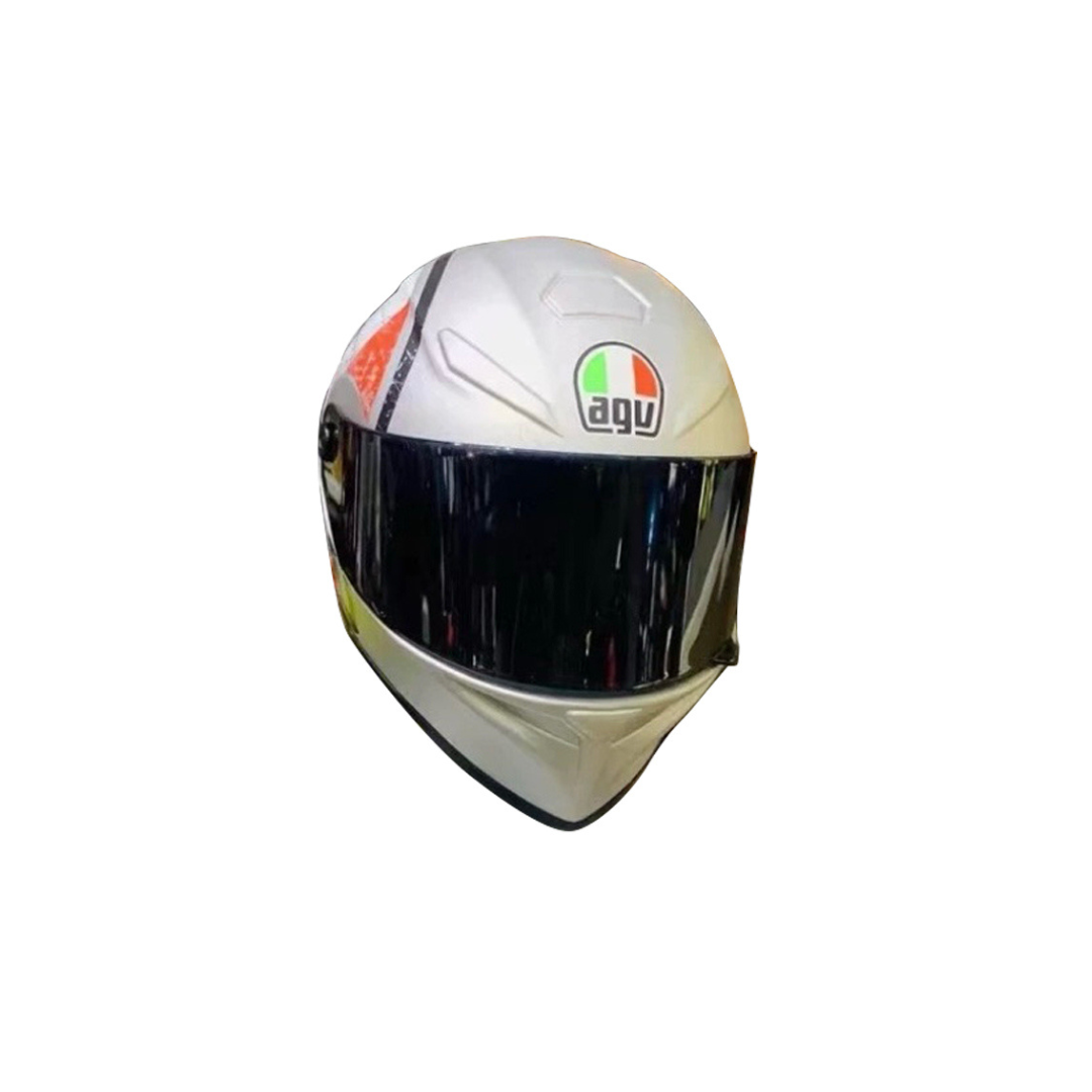 White AGV Pet Helmet