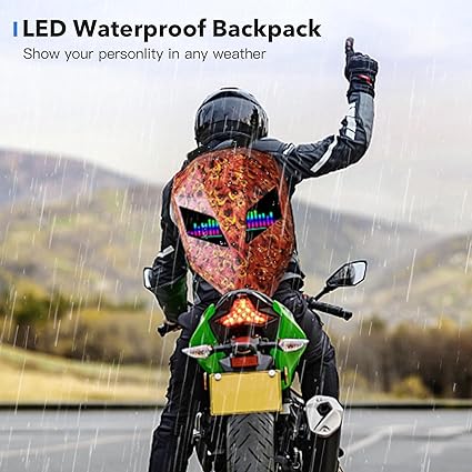 Fire Skull LED Bag