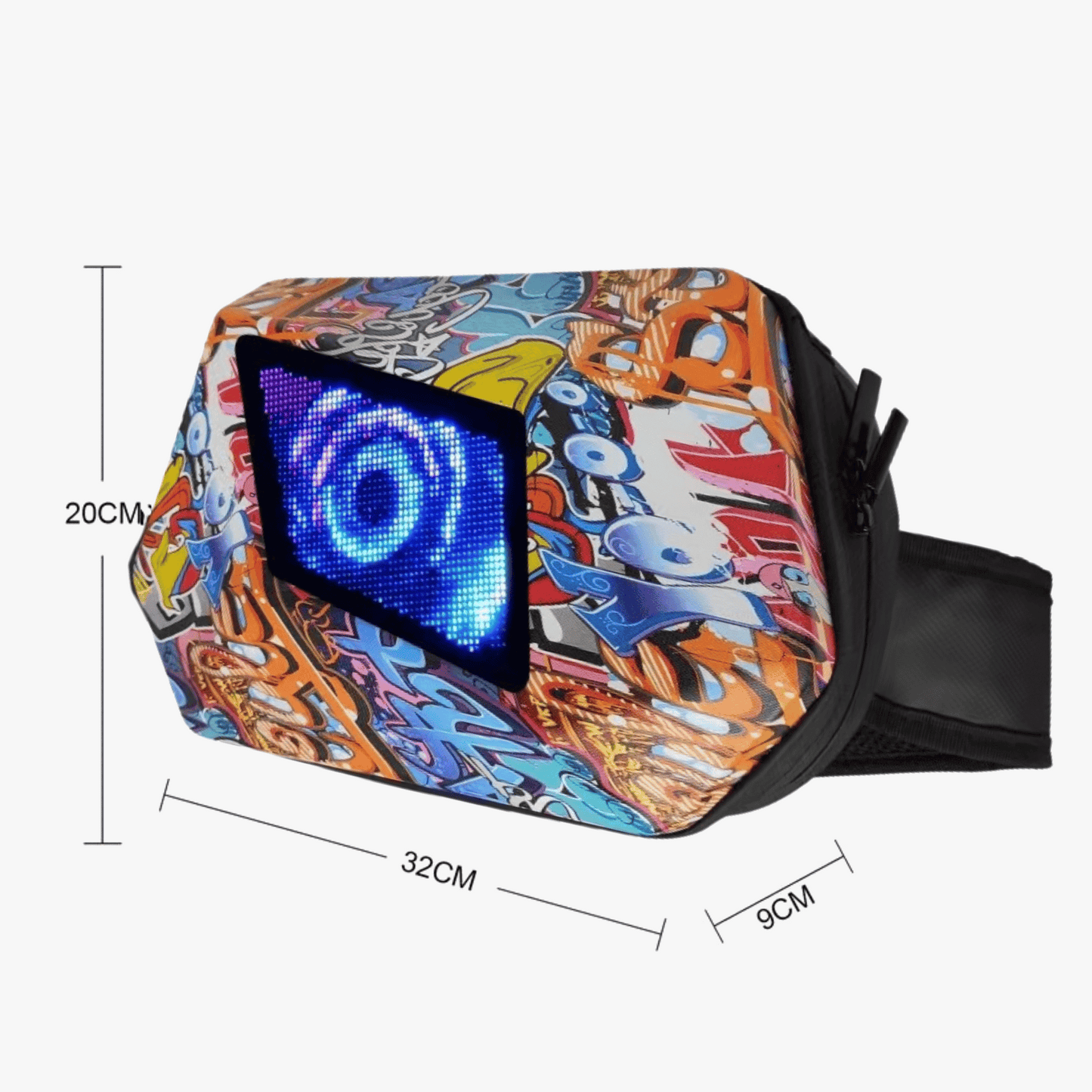 Evil Eye Printed LED Bag