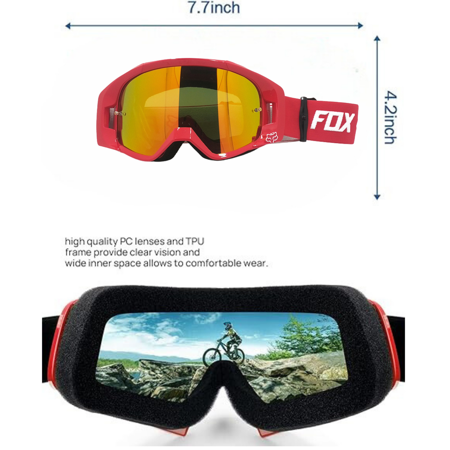 FX Red Goggles