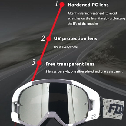 FX White/Grey Goggles