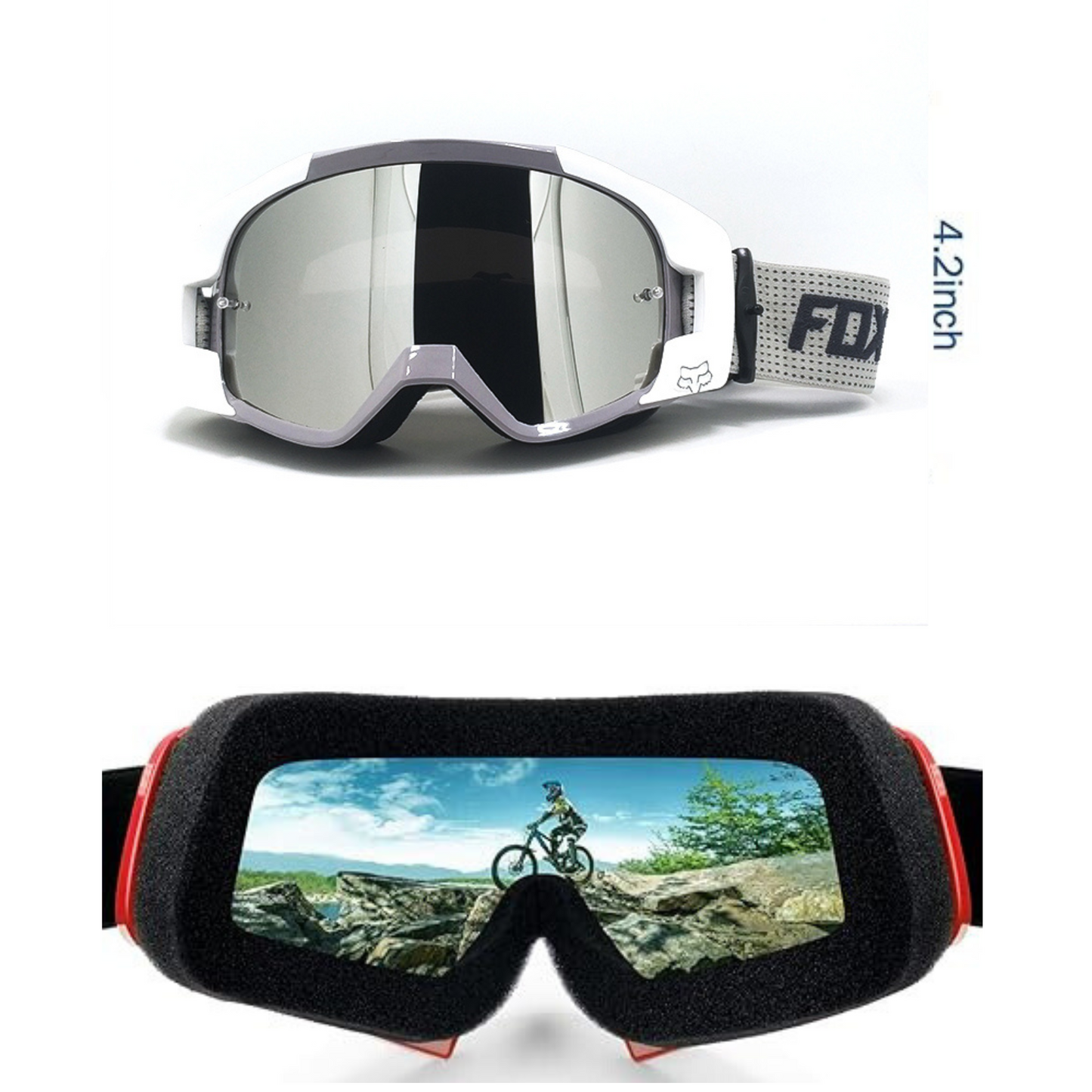 FX White/Grey Goggles