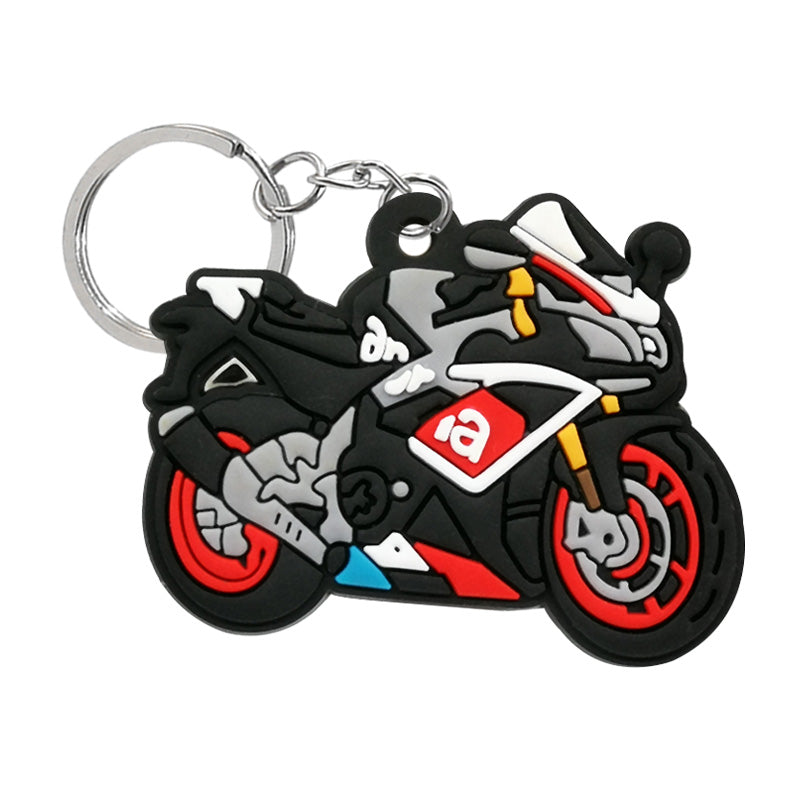 Rubber Bike Keychain – Black